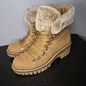 JLO Jennifer Lopez Avena Hiking/Combat Style Winter Waterproof Boots WMNS SZ 7